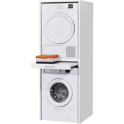 Putzschrank Waschmaschine Trockner Mehrzweck Hauswirtschaftsraum Washtower 1 W...