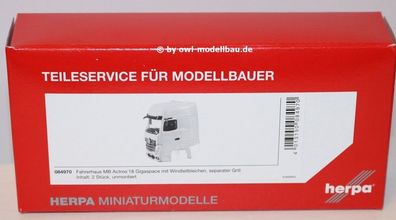 Herpa TS 084970 - Fahrerhaus Mercedes-Benz Actros Gigaspace 2018 mit WLB. 1:87