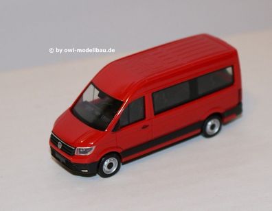 Herpa 094252 - VW Crafter Bus Hochdach, rot. 1:87