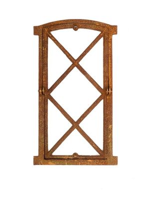 Stallfenster Klappfenster Scheunenfenster Eisenfenster 38x76cm im Antik-Stil
