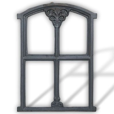 Stallfenster Fenster Klappe Scheunenfenster Eisenfenster grau 47cm Antik-Stil