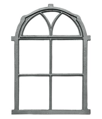 Fenster zum Öffnen grau Klappfenster Stallfenster Eisenfenster Eisen Antik-Stil