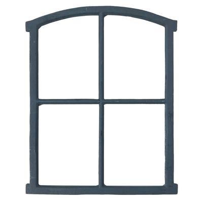 Fenster grau Stallfenster Eisenfenster Scheunenfenster Eisen 64cm Antik-Stil (h)