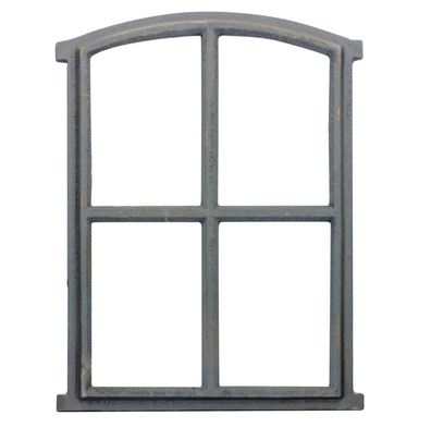 Fenster grau Stallfenster Eisenfenster Scheunenfenster Eisen 49cm Antik-Stil (k)