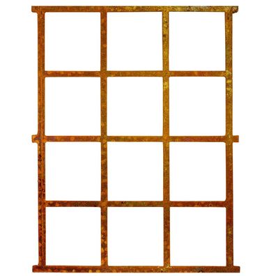 Fenster Rost Stall Eisenfenster Scheunenfenster Eisen Antik-Stil Gitter 95cm