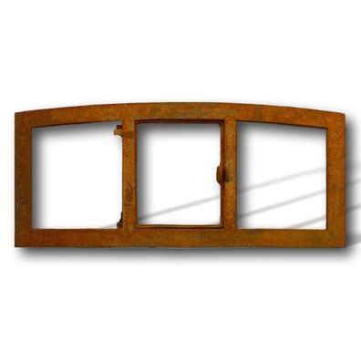 Stallfenster Eisenfenster zum Öffnen Scheunenfenster Rost Eisen 63cm Antik-Stil