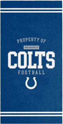 NFL Indianapolis Colts Beach Towel Strandtuch Badetuch Property of 5051586207456