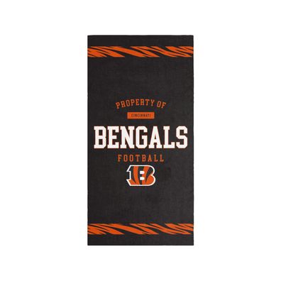 NFL Cincinnati Bengals Beach Towel Strandtuch Badetuch Property of 5051586207401