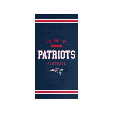 NFL New England Patriots Beach Towel Strandtuch Badetuch Property of 5051586207500