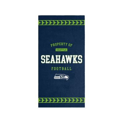 NFL Seattle Seahawks Beach Towel Strandtuch Badetuch Property of 5051586207562