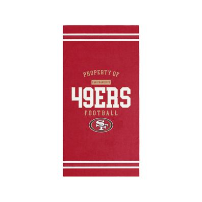 NFL San Francisco 49ers Beach Towel Strandtuch Badetuch Property of 5051586207555