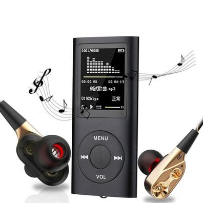 Tragbarer 1,8-Zoll-LCD-MP3 / MP4-Musikvideoplayer im iPod-Stil - FM-Radio -
