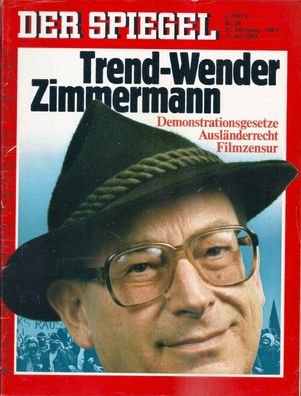 Der Spiegel Nr. 28 / 1983 - Trend-Wender Zimmermann