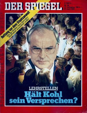 Der Spiegel Nr. 26 / 1983 - Lehrstellen - Hält Kohl sein Versprechen?