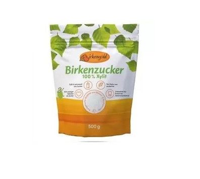 Birkengold® Xylit 500 g  -  mit reinem europäischem Xylit 100 % Xylit (Birkenzucker)