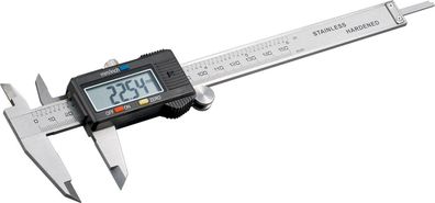 Digitaler Messschieber 150 mm / 6 Zoll - für präzise Außen-, Tiefen-, und Stufenme...