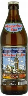 Augustiner Oktoberfestbier - Mehrweg-Pfand - 20x 0,50 Liter Flaschen