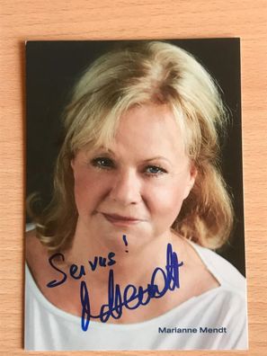 Marianne Mendt Autogrammkarte orig. signiert - TV FILM MUSIK #1901