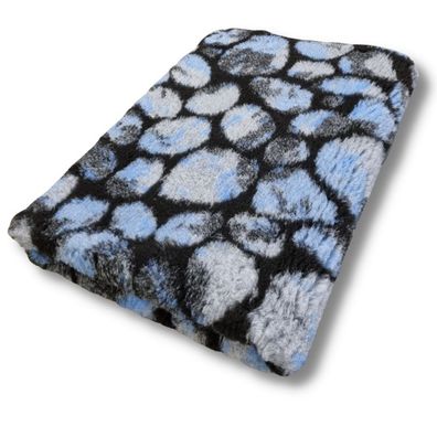 Vet Bed Hundedecke Hundebett Schlafplatz 100 x 75 cm Stepping Stone blau