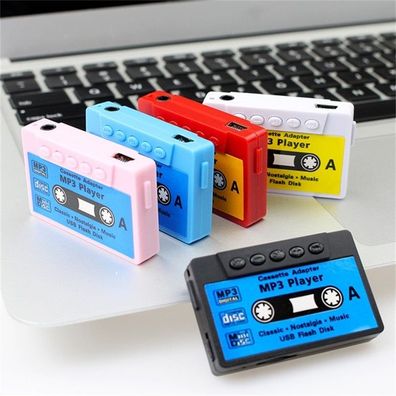 Tragbare mini mp3 player kassette für musik, unterstützt 32g micro tf