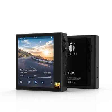 Hi-Res Bluetooth Hifi Musik MP3-Player und FM Radio Hibylink Flac Dap - ap80 schwarz