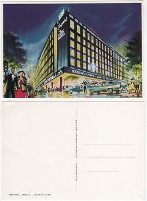Dänemark 1950er Jahre Imperial Hotel Copenhagen, AK Ansichtskarte Postkarte