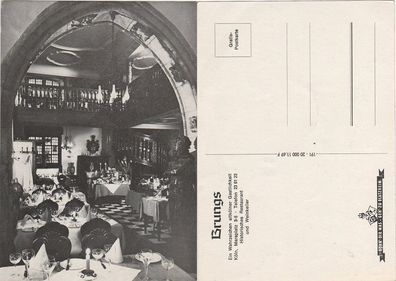 NRW Köln 1960er Jahre - Brungs Historisches Restaurant, AK Ansichtskarte Postkarte