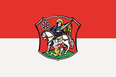 Aufkleber Fahne Flagge Neustadt (Hessen) in verschiedene Größen