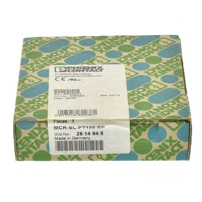 Phoenix Contact MCR-SL-PT100-SP Temperaturwächter 2814948