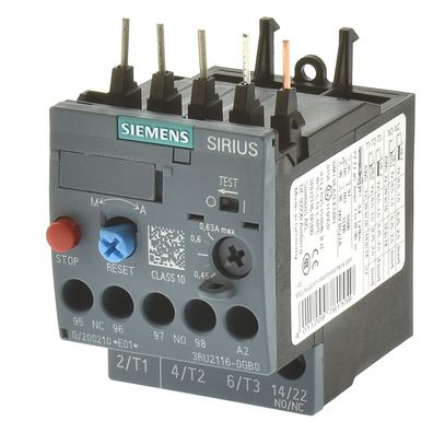 Siemens 3RU2116-0GB0 Überlastrelais Motorschutz 0,45-0,63A