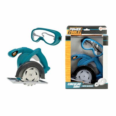 Toi-Toys - Power Tools - Kreissäge + Schutzbrille Säge Kinderwerkzeug Werkzeug
