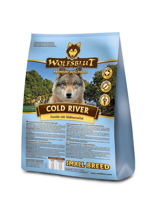 Wolfsblut Cold River Small Breed - Forelle mit Süßkartoffel