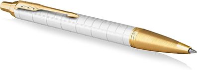 PARKER 2143643 IM Kugelschreiber | Perlfarbene Premium-Lackierung mit goldenen ...