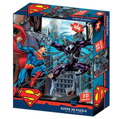 DC Comics Superman vs Braniac Prime 3D Puzzle 500 Teile