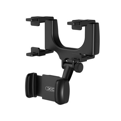 XO KFZ-Halterung Handy-Halter Rückspiegel kompatibel mit Smartphones schwarz