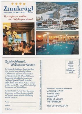 Österreich - Ansichtskarte Hotel Zinnkrügl Salzburger Land Postkarte