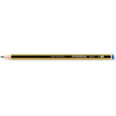 Staedtler Bleistift Noris 120-3 H sechskantform gelb/ schwarz