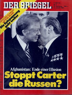 Der Spiegel Nr. 3 / 1980 Afghanistan: Ende einer Illusion. Stoppt Carter die Russen