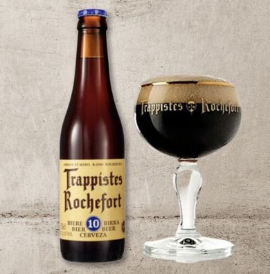 5 Flaschen Trappistes Rochefort 10 11,3 % Alc. 0,33 ltr. inkl. Pfand (7,57E/ l)