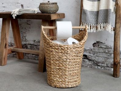 CHIC & Antique Toilettenrollenhalter 15163 Klorollenhalter Korb natur Hyazinthe