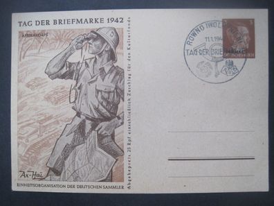 Deutsches Reich Dt. Besatzung Ukraine Ganzsache MiNr. P 4/01 Sonderstempel (AB 192)