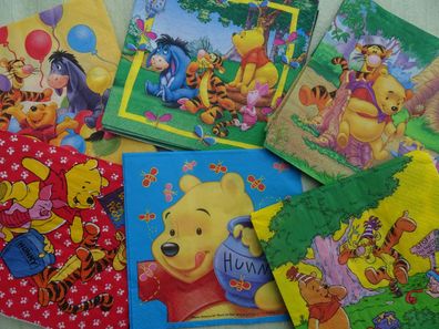 alte Servietten RAR Disney Winnie Pooh Puuh der Bär -Auswahl-