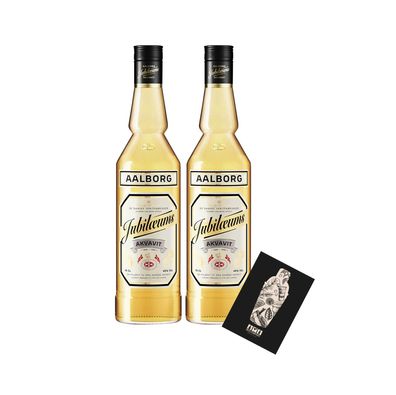 Aalborg 2er Set Jubilaeums Akvavit 2x 0,7L (40% Vol) Aquavit aus Dänemark- [Ent