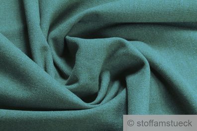Stoff Baumwolle Polyester Rips grün Polsterstoff lichtecht strapazierfähig