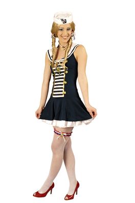 Kostüm sexy Matrosin GoGo Sailor Girl Matrosinkostüm Gr.36-42 Karneval Fasching