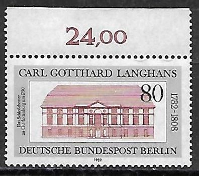 Berlin postfrisch Michel-Nummer 684 Oberrandstück