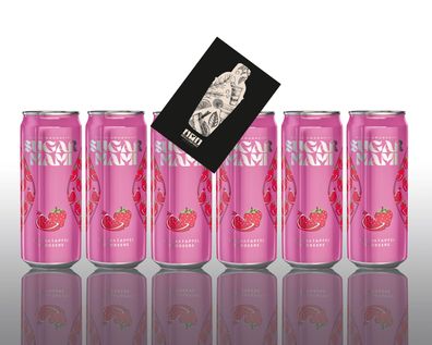 Sugar Mami 6er Set Granatapfel Erdbeere 6x 0,33L Katja Krasavice Pomegranate St