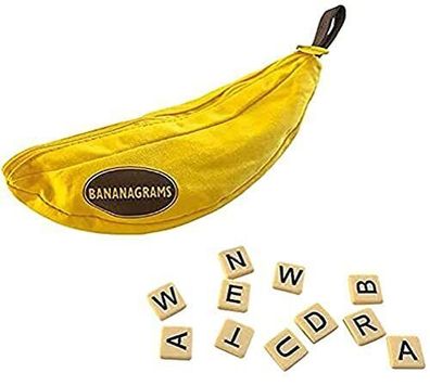 Asmodee ?BAND0001 Bananagrams Classic Familienspiel Wortspiel Gesellschaftsspiel