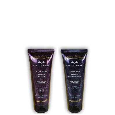 Tannymaxx/ Tattoo Friends Tattoo Butter UV6Protection + Aftersun 200ml/ Sonnenschutz