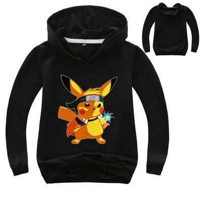 Mädchen Pokemon Pikachu Kapuzenpullover Cartoon Kinder Hoodie Sweatshirts Gift
